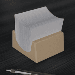 Modern Business Card Holder Design | Desk Organizer 3d model