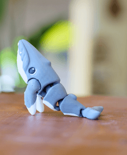 Huge Humpback - Articulated Fidget Whale 3d model