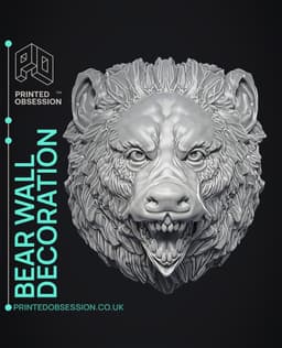 Bear - Wall Decoration 3d model