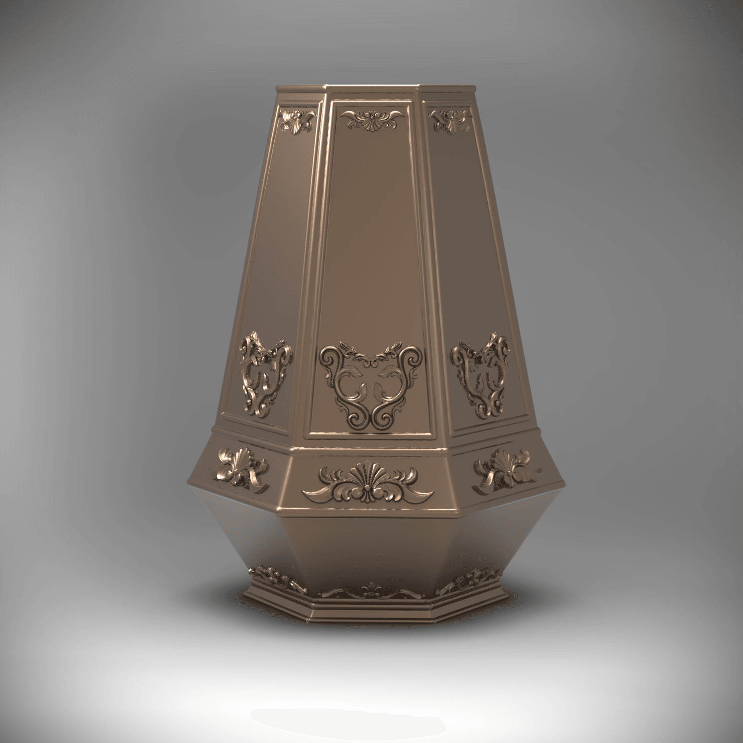 Fancy Vase (+Bambu 3mf Dual Color) 3d model