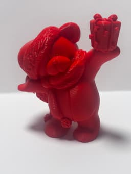 Christmas bear 3d model