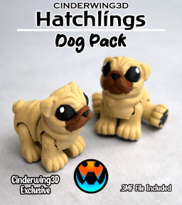 Pug - Hatchling 3d model