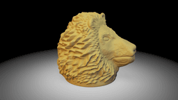 Lion Coin Bank 3d model