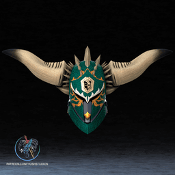 MH Nergigante Helmet 3D Printer File STL 3d model
