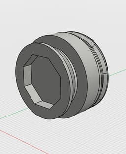 SlideCleat Big Thread for Multiboard - SlideCleat Big Thread for Multiboard - 3d model