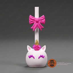 Candy in unicorn style 3d model