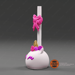 Candy in unicorn style 3d model