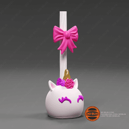 Candy in unicorn style 3d model