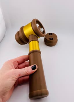 Judge's Gavel Double Clicker 3d model