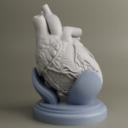 Heart Anatomy For Education 3d model