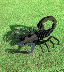 Scorpion kitcard puzzle 3d model
