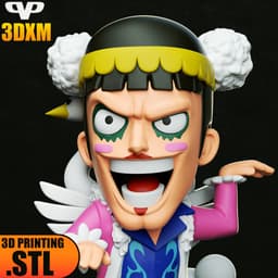 Bon Clay Chibi STL for 3D Printing ChibiSTL 3DXM 3d model