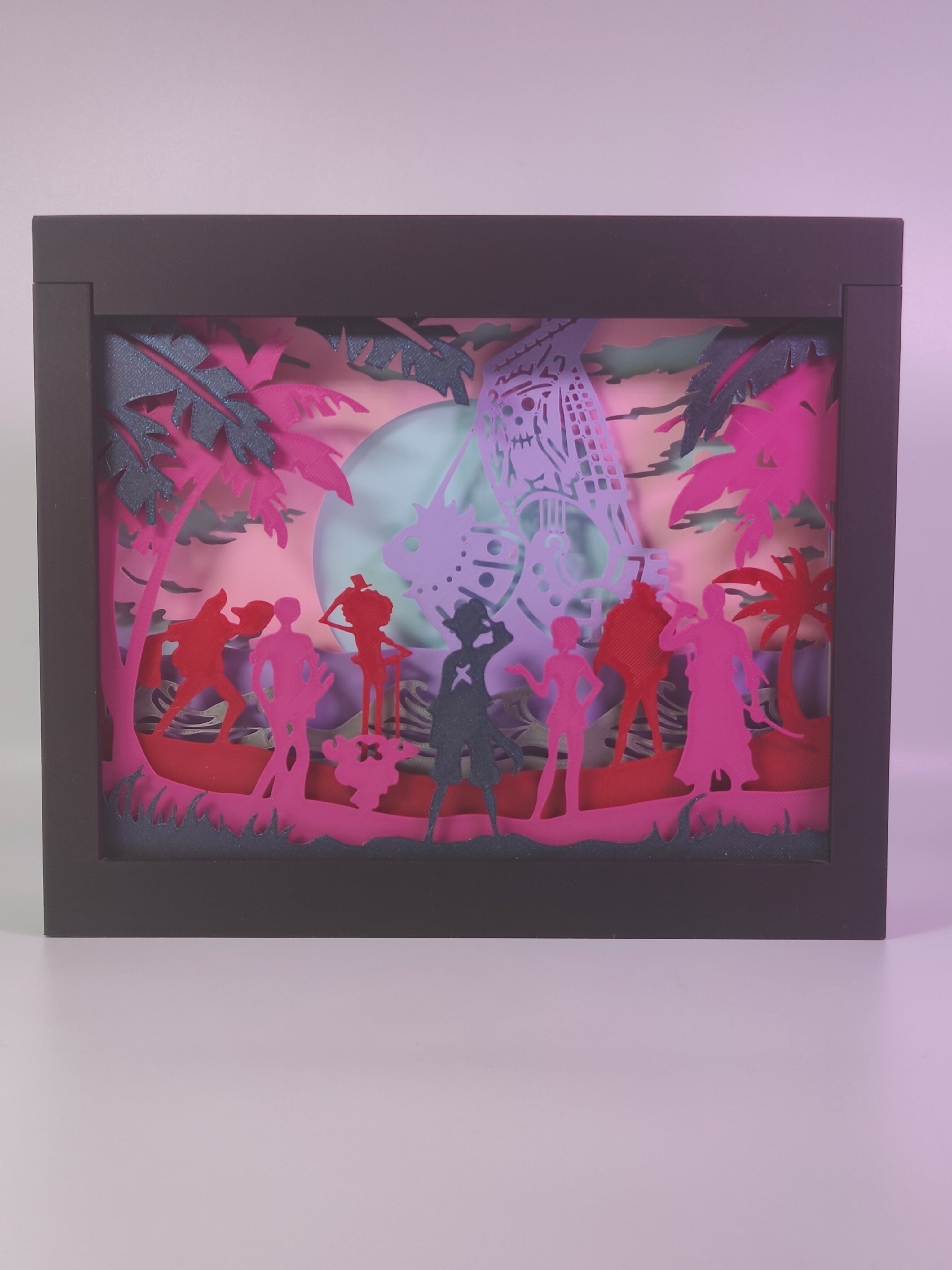 One Piece: Straw Hat Crew Edition Shadow Box 3d model