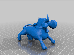 Funny cow ice cream 3d model