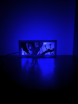 Sung Jin-woo - Solo Leveling LED Lightbox 3d model