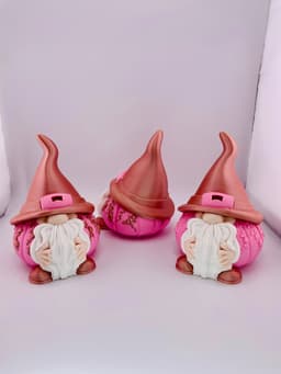 Pumpkin Gnome -Witch Hat 3d model