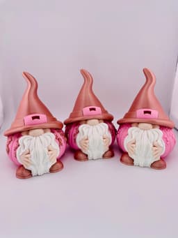 Pumpkin Gnome -Witch Hat 3d model
