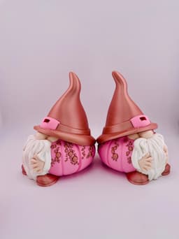 Pumpkin Gnome -Witch Hat 3d model