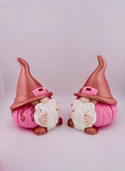 Pumpkin Gnome -Witch Hat 3d model