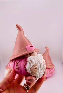 Pumpkin Gnome -Witch Hat 3d model