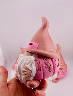 Pumpkin Gnome -Witch Hat 3d model