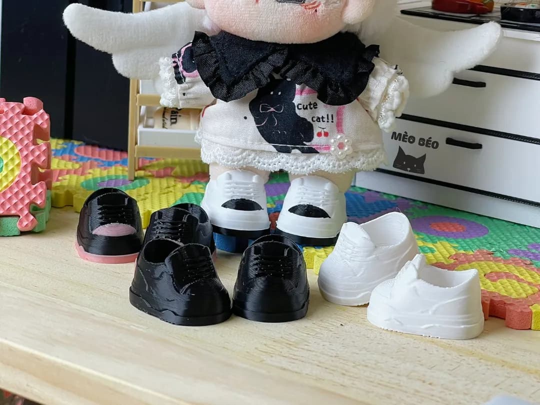 Sport 20cm Plush Doll / Cotton Doll Shoes 3d model