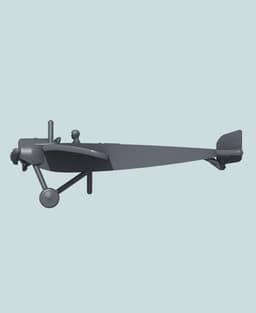 1:144 Morane-Saulnier Type H 3d model