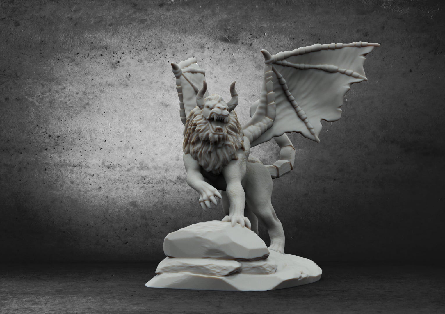 Manticore figure 3d model