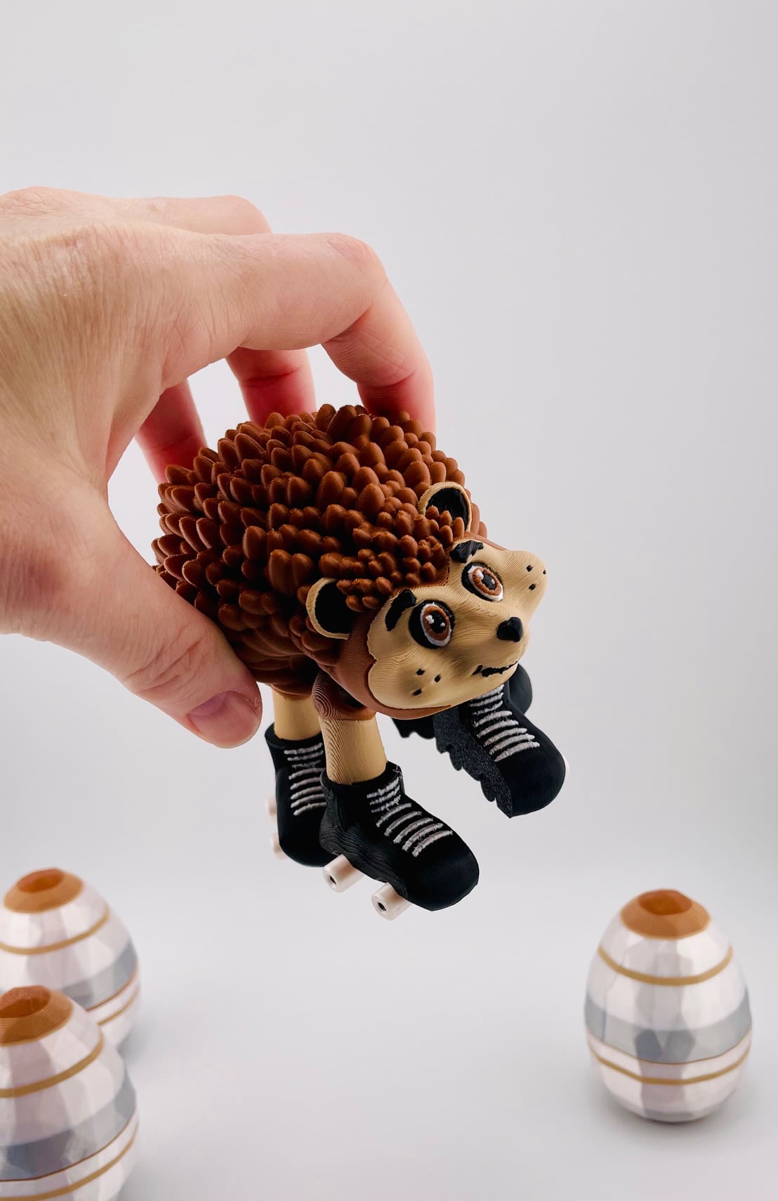 Hedgehog Roller Skate Flexi 3d model