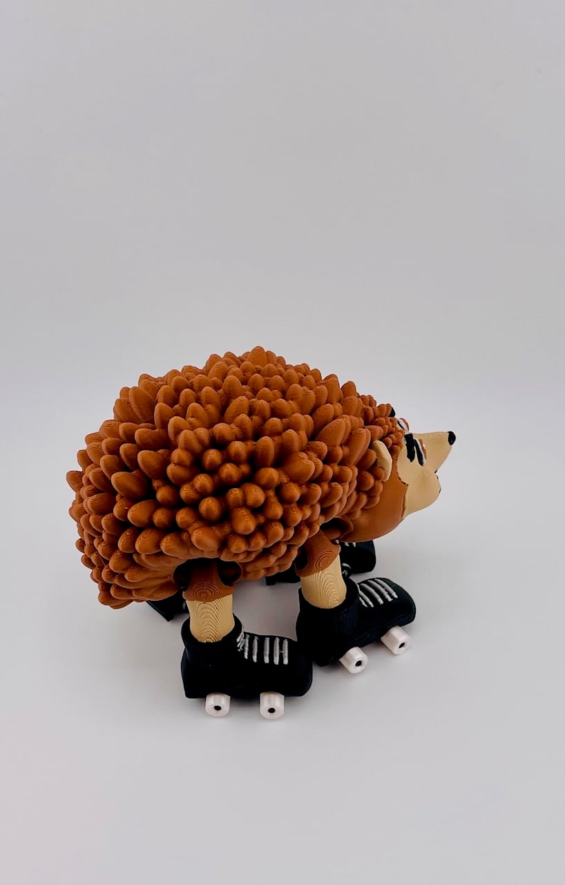 Hedgehog Roller Skate Flexi 3d model