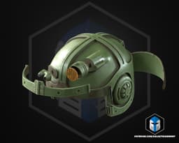 Combat Armor Helmet - 3D Print Files 3d model