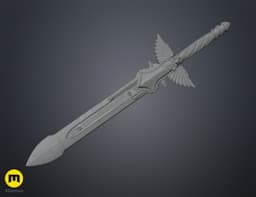 Dark Angels Power Sword 3d model