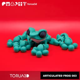 Articulated Frog 003 3d model