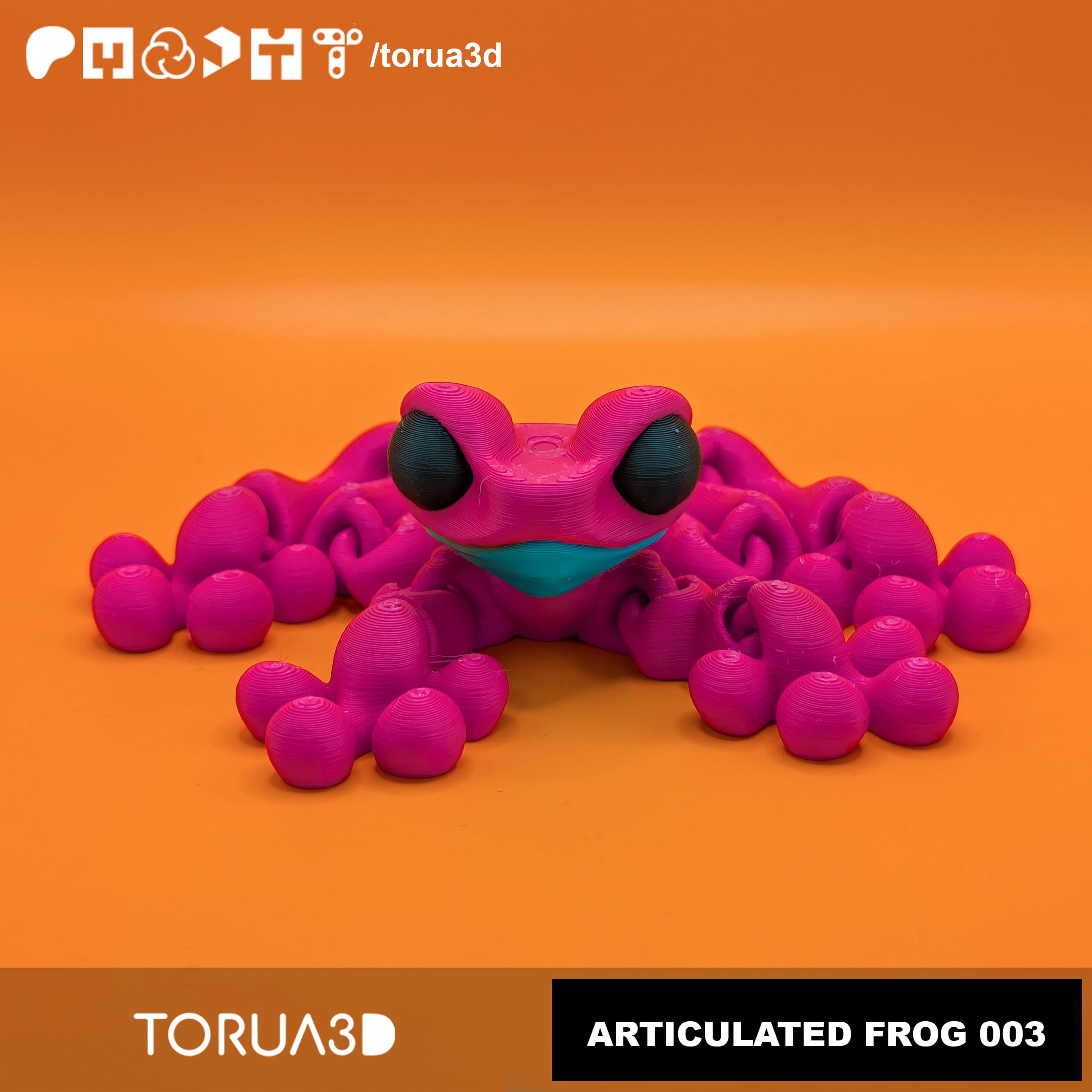 Articulated Frog 003 3d model