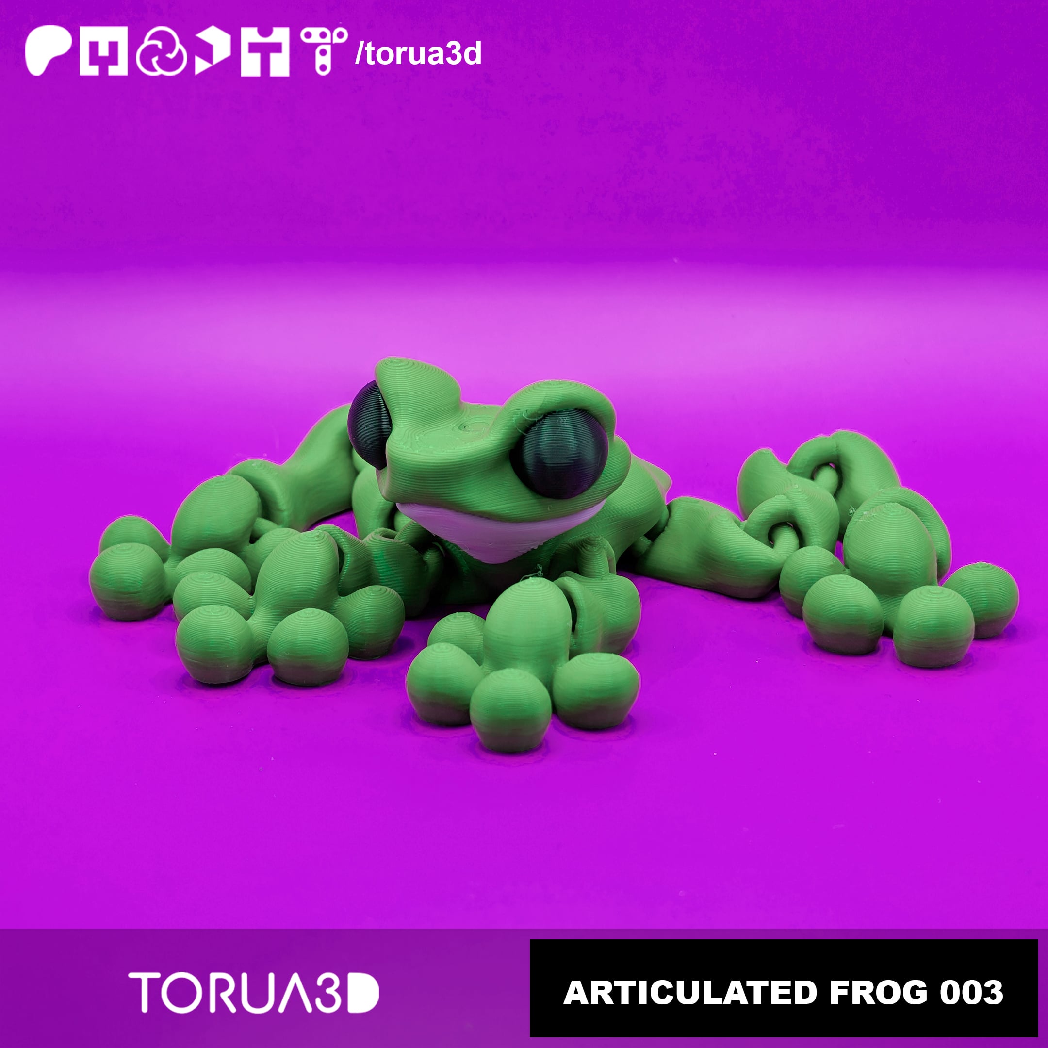 Articulated Frog 003 3d model