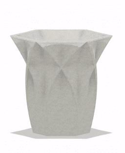 Faceted Vase 3d model