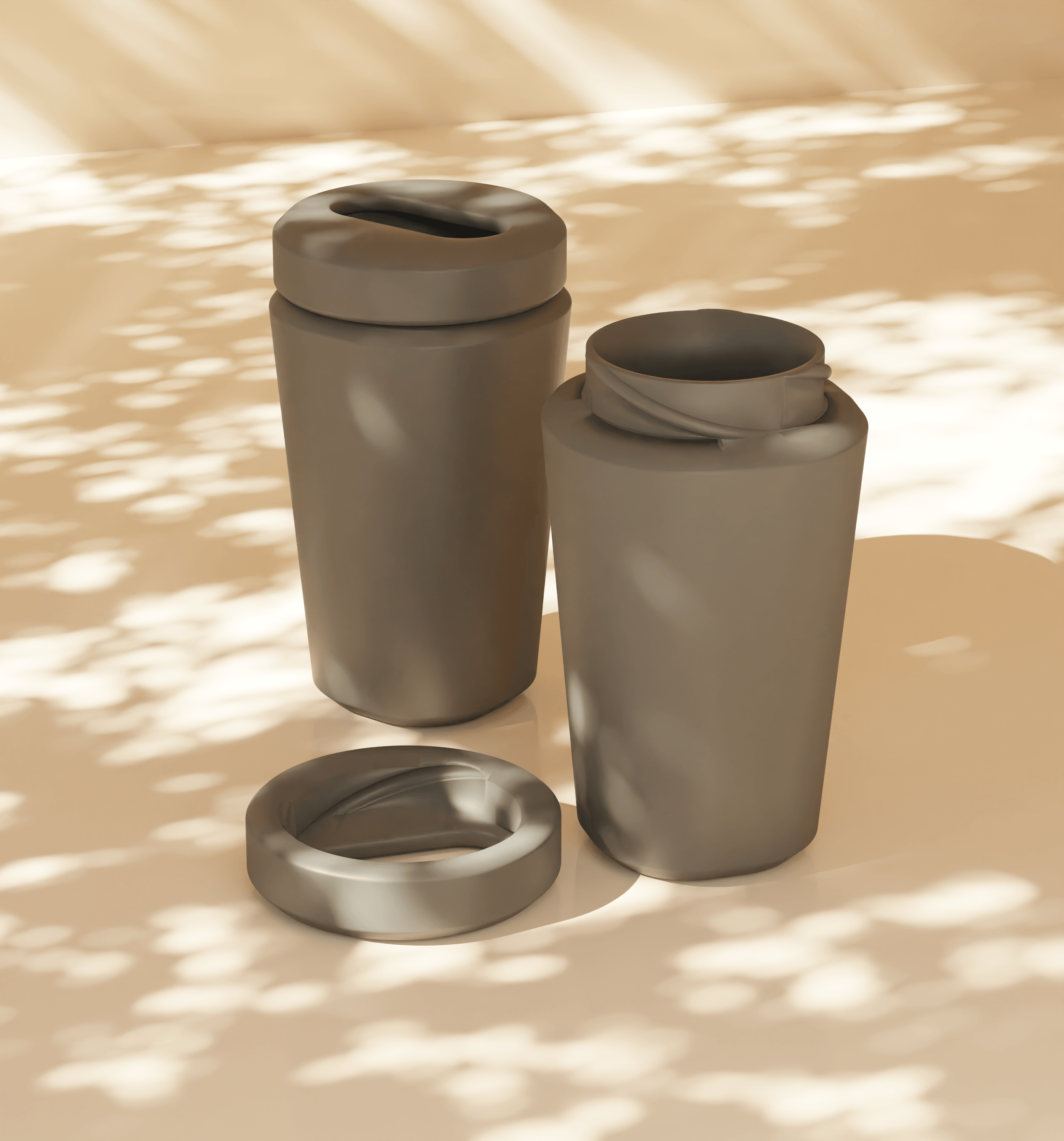 Car Trash Cup 3d model