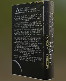 Project Hail Mary - Book Litho 3d model