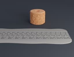 Texture Rollers Aztec middle #13 3d model