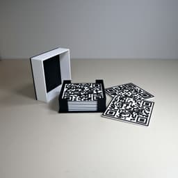QR Code Coaster Set: Architecture Love it or Hate it! 3d model