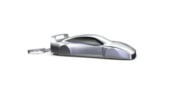 Ferrari F40 Speedform Automotive Sculpture Keychain 3D print file 3d model