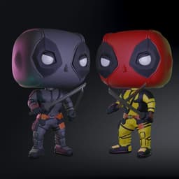 Funko Pop Deadpool From Deadpool +& Wolverine 3d model