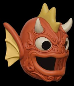 Magikarp Somen Mask 3d model