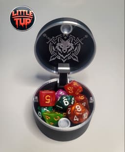 Wolf Crest Dice Holder 3d model