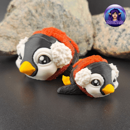 Winter Penguin Puffling - Extra Model 3d model