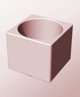 CS68-65 Stackable bin box module for creative home decor 3d print stl 3d model