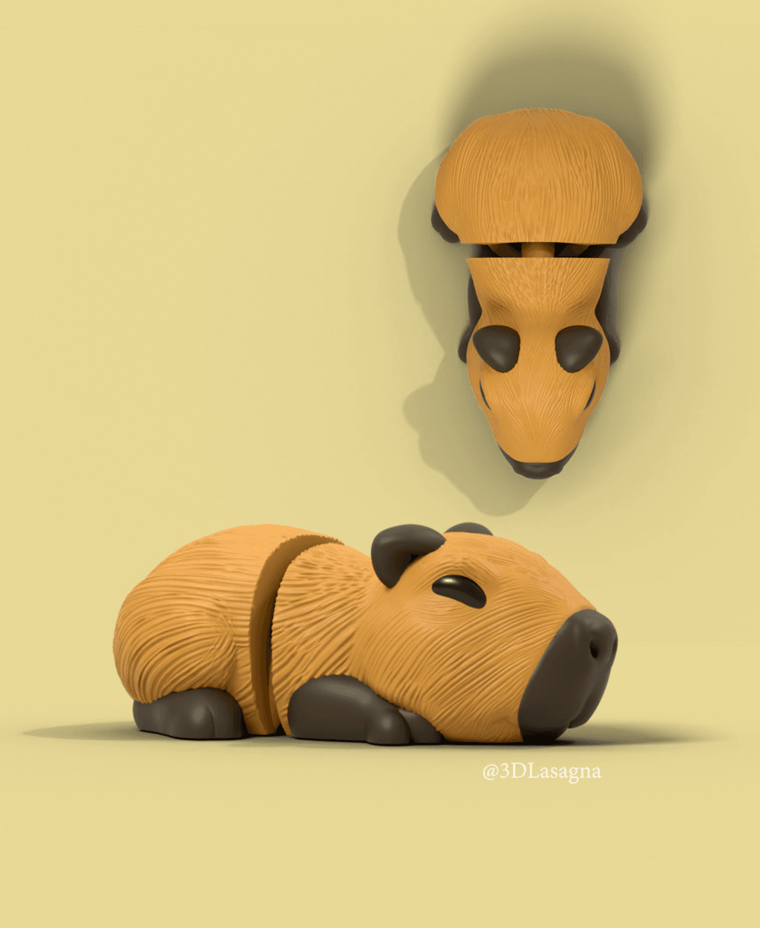 3DL Capybara 3d model