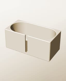 CX96-90-SB Stacking slotted component box bin for makers 3d model