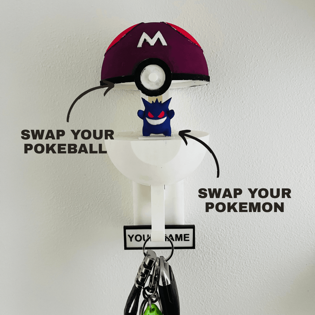 Gengar Pokemon Wall Mounted 3d model