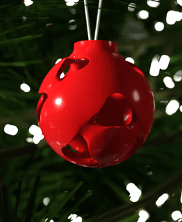 Christmas Ornament Snowflake Shells 004 3d model